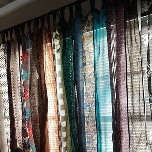 Mexicali Blues Silk Curtains